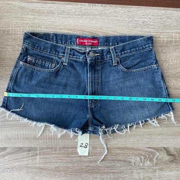 Vintage Levi's 529 medium rise denim cutoff shorts - Picture 5 of 12